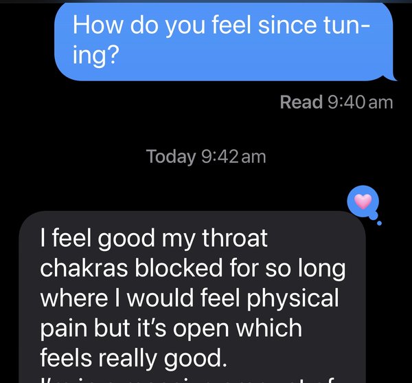 Client testimonial