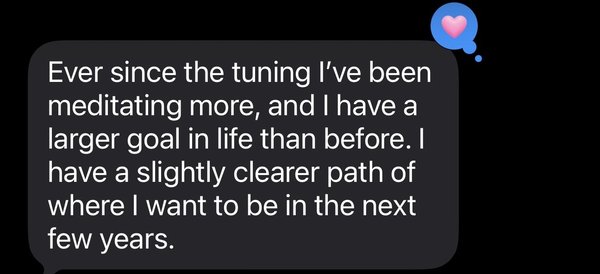 Client testimonial