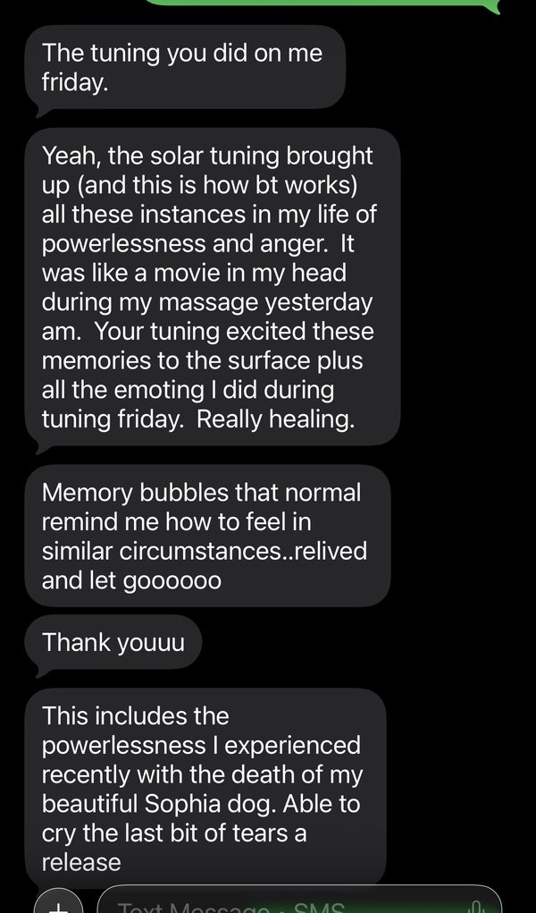 Client testimonial