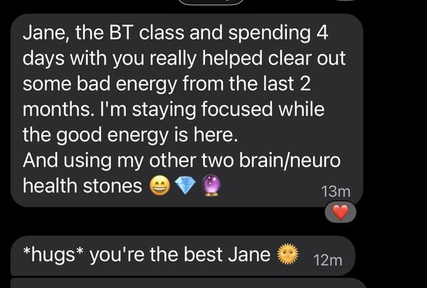 Client testimonial